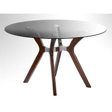 Glass Round Dining Table
