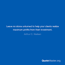 We will leave no stone unturned to find the offender. Leave No Stone Unturned To Help Your Clients Realize Maximum Profits From Their Investment