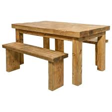 Industrial table and bench set, rustic table, vintage table, dinning table rustic dining table and matching bench steel & reclaimed wood. Chopwell Rustic Wooden Dining Table And Benches