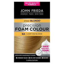 That's what gives this ash blonde hair color such a shiny appearance, only boosted by the smooth waves it was styled into. John Frieda Precision Foam Colour Sheer Blonde Hair Dye Light Ash Blonde 9a Sainsbury S