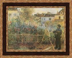 Pierre Auguste Renoir Monet Painting In