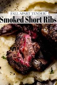 smoked beef short ribs platings