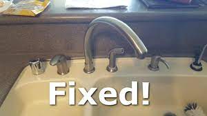 how to fix a leaky kitchen faucet spout