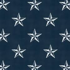 white and navy stars fabric wallpaper