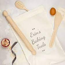 personalised baking set rocket and fox