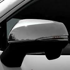 Car Chrome Rearview Side Glass Mirror