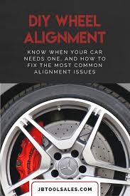 Aligning wheels using the string method! Diy Wheel Alignment Guide Jb Tools Inc