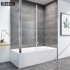 Bathtub Shower Door Enclosure With