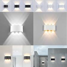 For more outdoor wall lights please use the drop down menu above. Modern Nordic Led Up Down Wall Light Sconce Ip65 Waterproof Indoor Outdoor Lamp Ebay