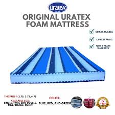 uratex foam mattress 3 75x30x75 blue