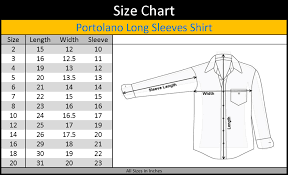 56 Valid Size Chart For Mens Long Sleeve Shirts