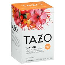 tazo herbal tea pion caffeine free