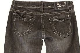 Mek Jeans New York Dark Grey Cotton Stretch Denim Womens Size W27 L 34 Ebay