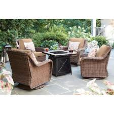 Hampton Bay Cambridge Brown Wicker