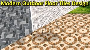 modern outdoor floor tiles designs