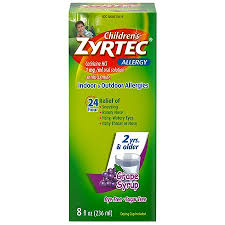 zyrtec 24 hour allergy relief syrup