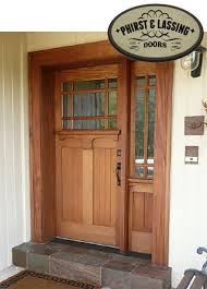 Third Lite Exterior Wood And Glass Door
