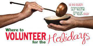 where to volunteer for the holidays