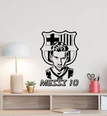 Lionel Messi Wall Decal Sign Vinyl