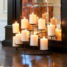Sei 10 Candle Fireplace Candelabra