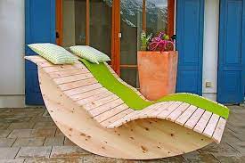 a cool diy garden rocking chair your