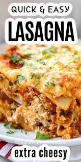 easy homemade lasagna recipe spend