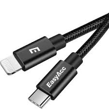 Easyacc 6ft Usb C To Lightning Cable Iphone 11 Charger Cable With Apple Mfi Certified Nylon Braided Type C To Lighting Charging Syncing Cable For Iphone Dealmoon