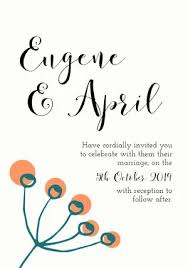 Hosting the wedding is, in the end, a (mostly meaningless) honor that you get to choose how to pass out. Free Wedding Invitation Templates Design Your Own Wedding Invitation Online Adobe Spark
