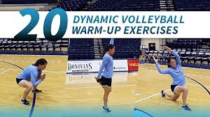 20 dynamic volleyball warmups and