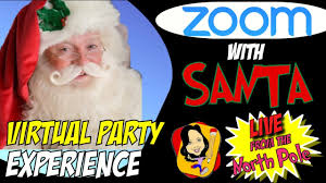 Our favorite virtual party ideas and online activities to help ease the quarantine blues. Zoom With Santa Virtual Santa Visits Virtual Holiday Party Zoom Holiday Party Ideas Youtube