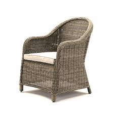 Beige Garden Rattan Chair Dimension