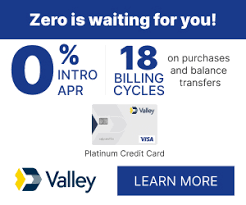 credit cards valley bank