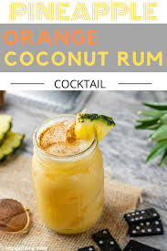coconut rum tail drinks recipe