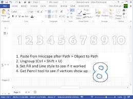 text outlines in visio visio guy