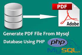 generate pdf file from mysql database