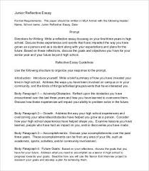 reflective essay template 18 free