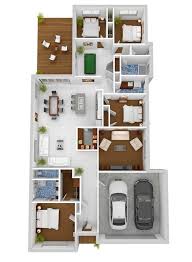 Berikut contoh gambar inspirasi rumah. 11 Denah Rumah 4 Kamar 3d Untuk Hunian Keluarga Besar