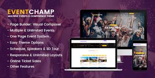 Event Champ Multiple Events Conference Wordpress Theme