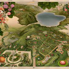 map of heaven and the garden of eden