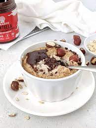First of all you need to get to know a bunch of new ingredients used instead of flour made from wheat or other grains. Nutella Baked Oats Low Calorie High Protein Hayl S Kitchen