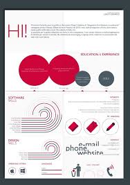 Infographic Resume Simple Example Clipart Vector Design