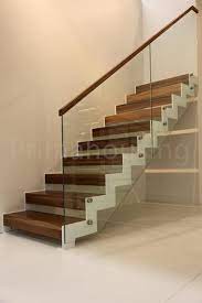 china interior solid wood staircase
