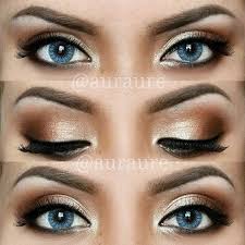 how to rock makeup for blue eyes easy