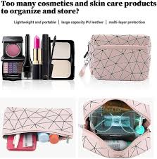 2 pcs travel makeup bag small cosmetic