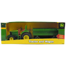 tomy 1 16 john deere tractor with wagon