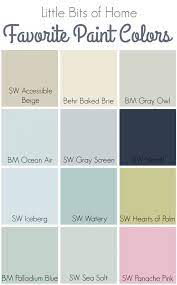 Favorite Paint Colors