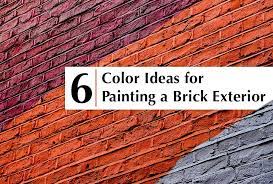 6 Color Ideas For Painting A Brick