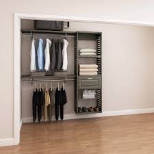 ventilated java wood closet shelf