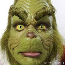grinch makeup appliance display bust
