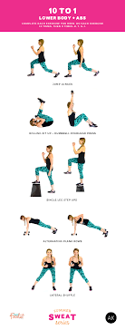 10 to 1 lower body abs workout